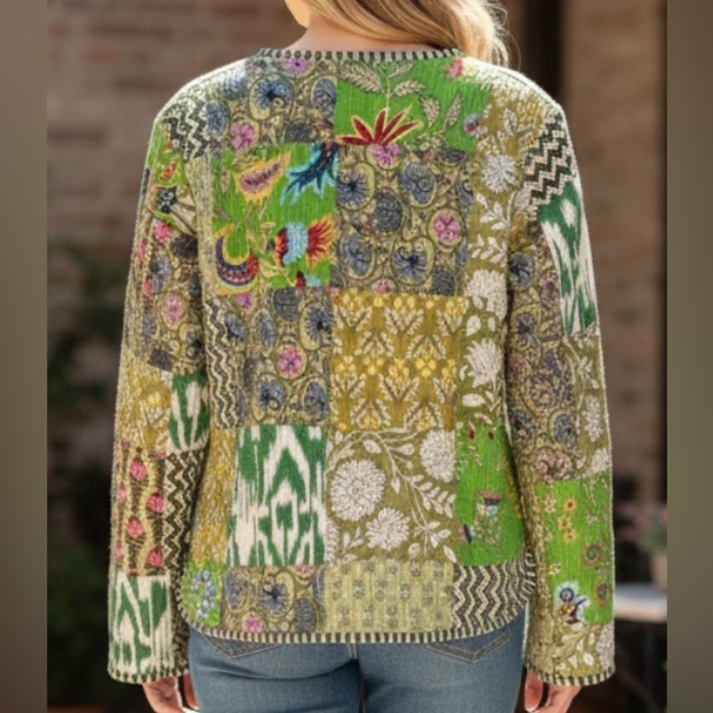 Colorful Patchwork Jacket - image 4